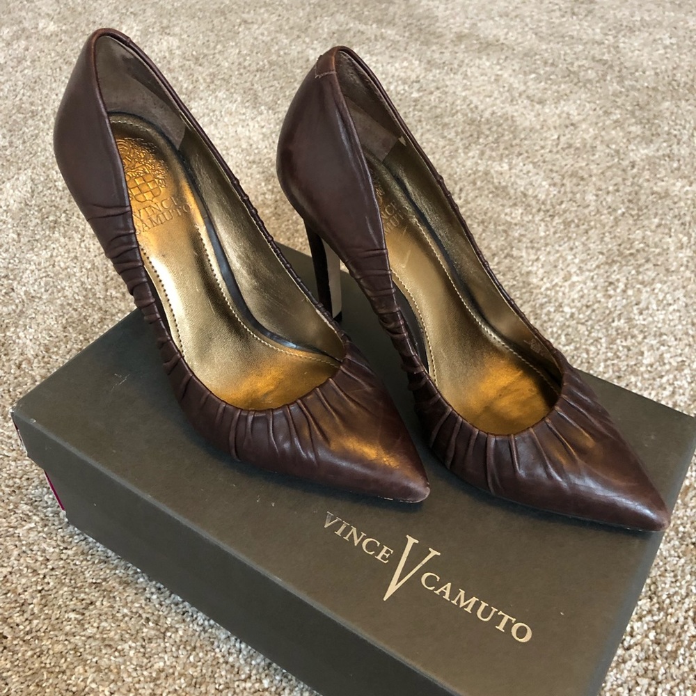 Vince Camuto Brown Heels